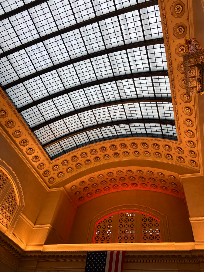 Amtrak! Leaving Union Station