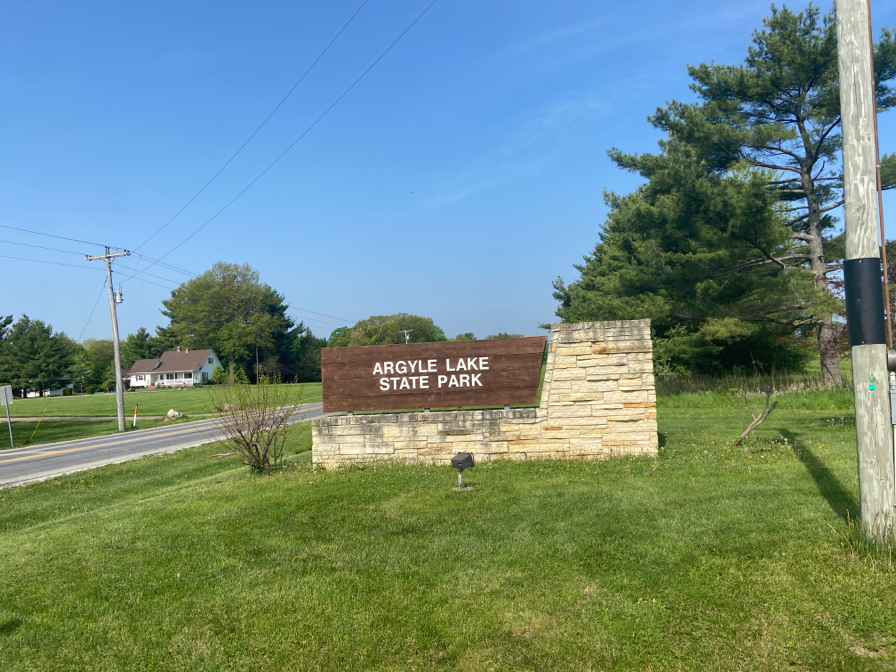 Arriving At Argyle lake State Park