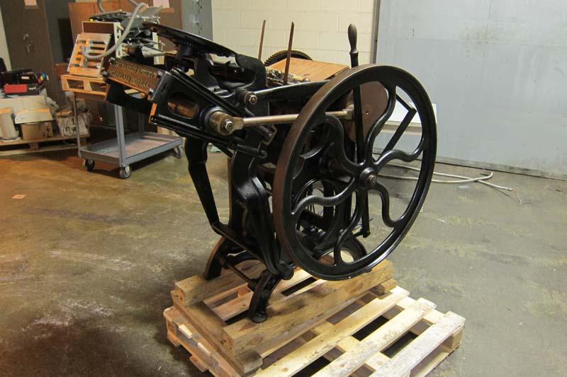 Lot 62 Chandler & Price 8x12 (Old Series) WireBids