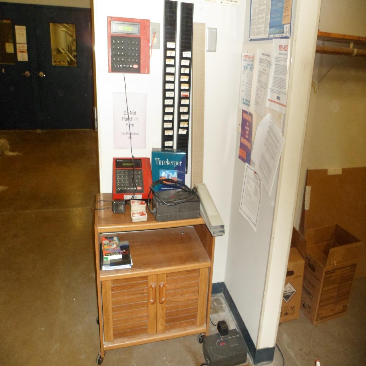 Lot 12 Kronos Time Keeper. Series 400 model 460F w/2 card swipe