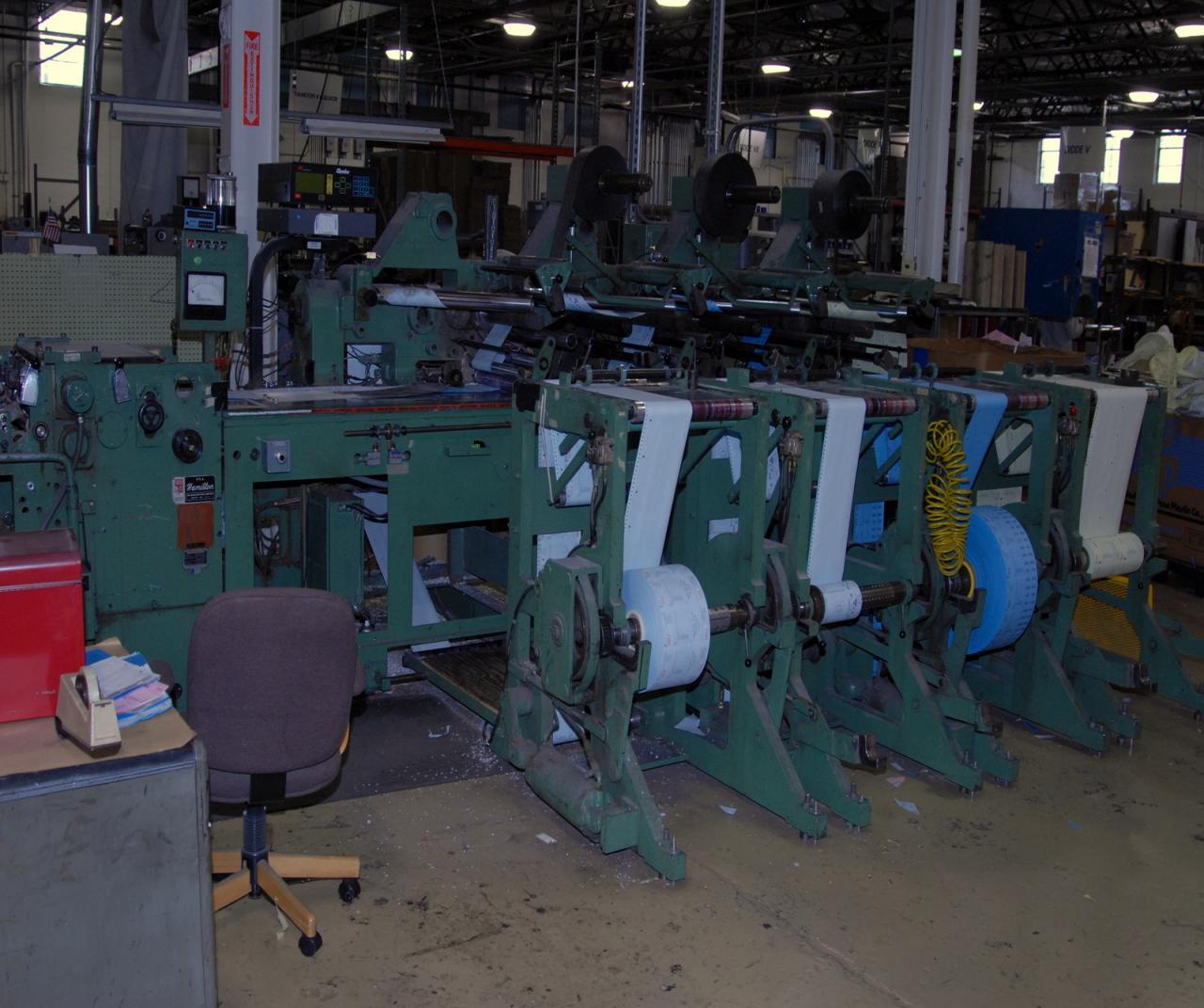 Lot 54 Hamilton Tool Co. Continuous Collator 4 station WireBids