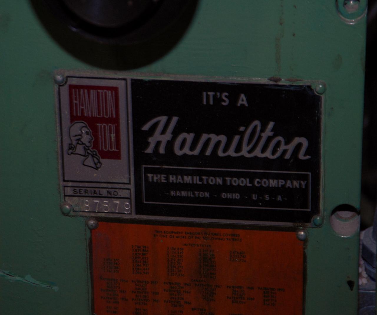 Lot 54 Hamilton Tool Co. Continuous Collator 4 station WireBids