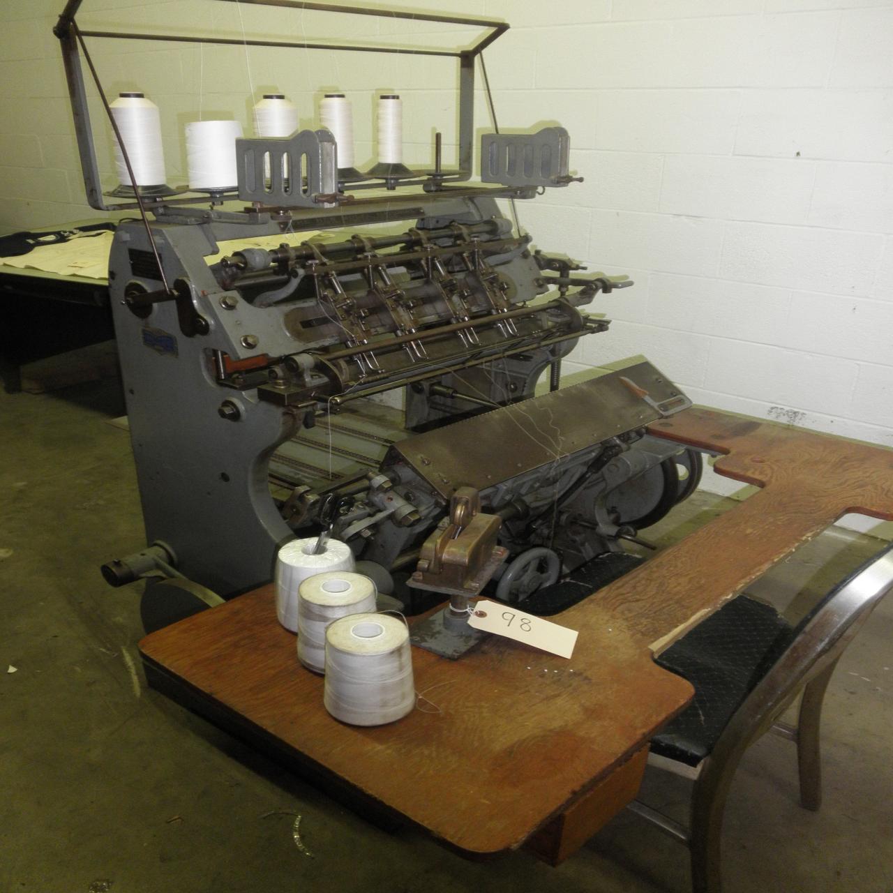 Lot #17: National Book Sewing Machine - WireBids
