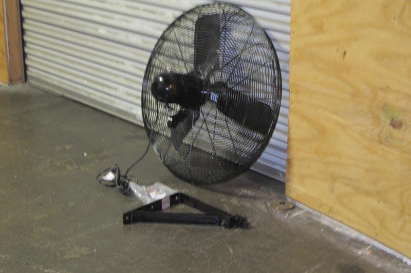 Lot 112 Air King 30" Industrial Wall Mount Fan WireBids