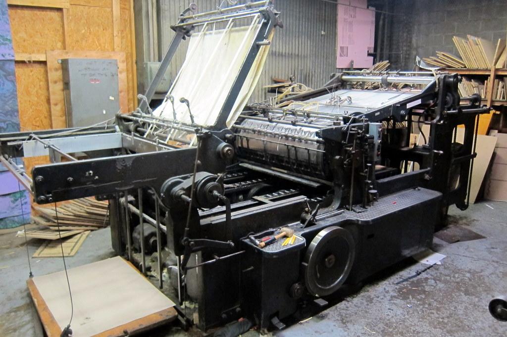 Lot 30 Miller 27" x 41" Single Color Printing Press WireBids