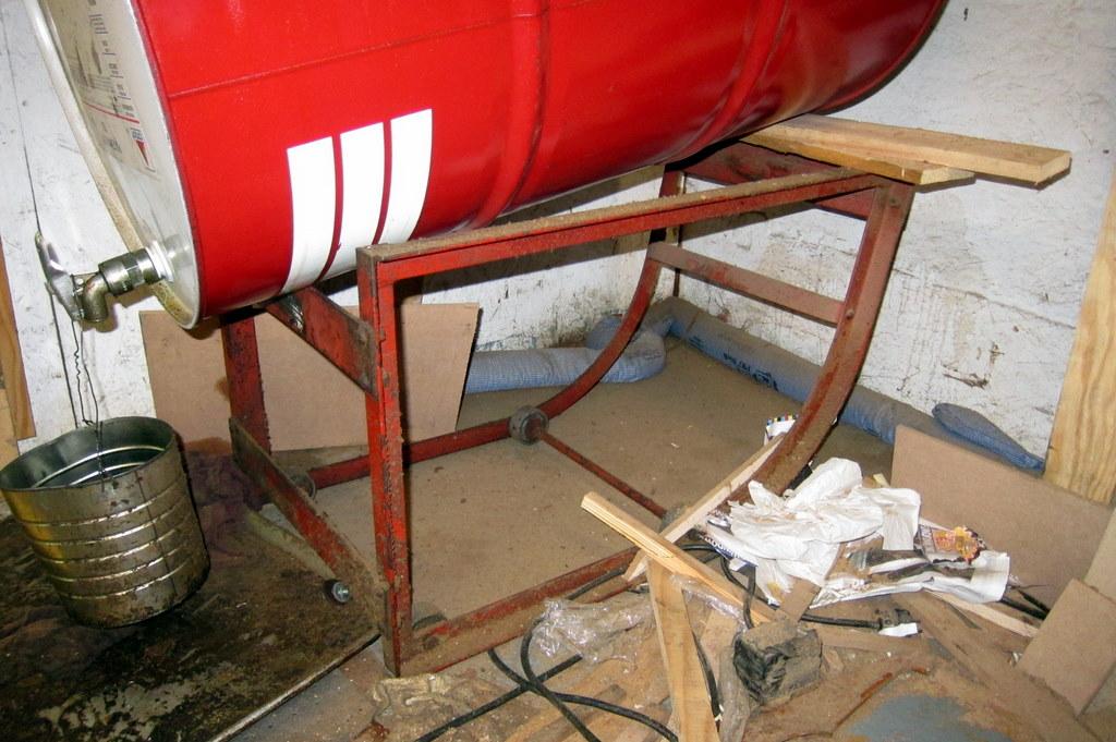 Lot 54 55 Gallon Drum Stand WireBids