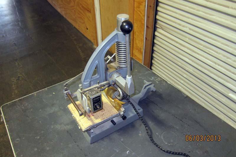 Lot 57 Goldsmith Gold Stamping Machine WireBids