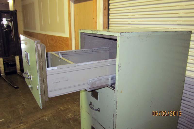 Lot 100 Remington Rand Safety 4 Drawer File WireBids