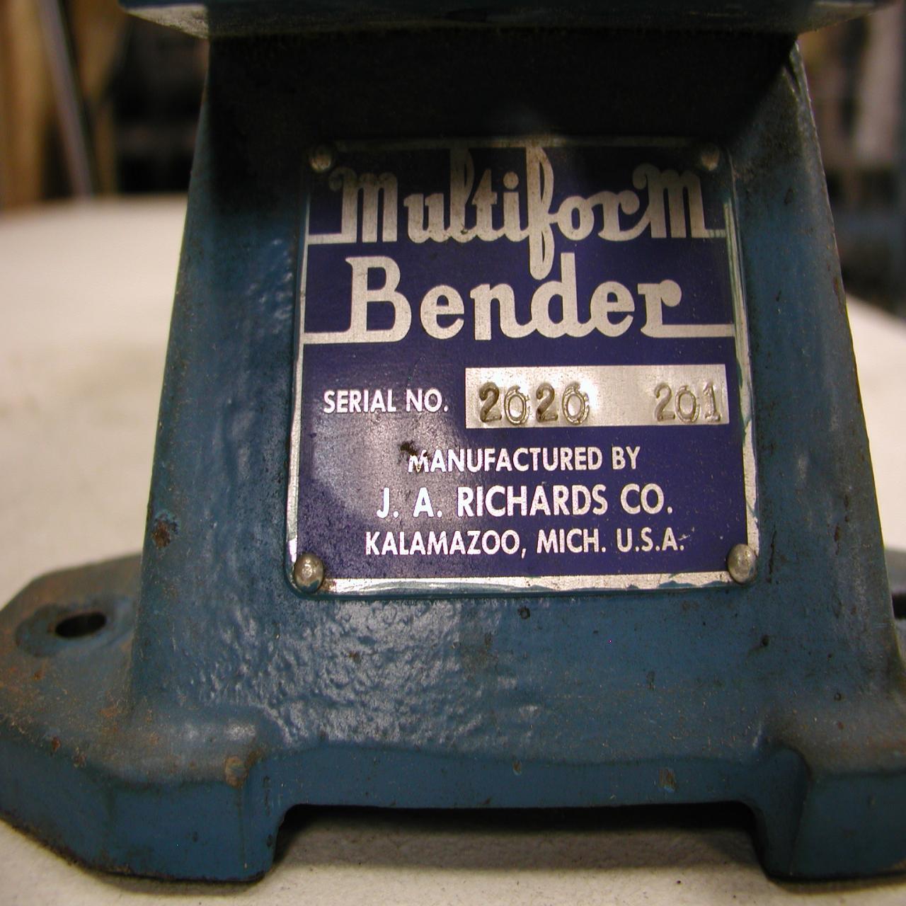 Lot 24 Richards Multiform Steel Rule Bender WireBids