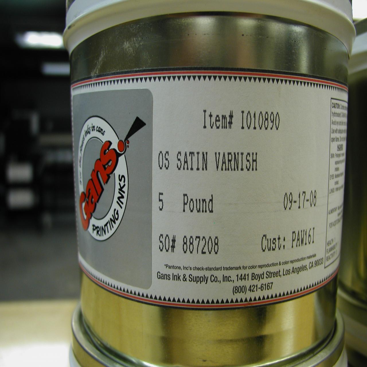 Lot 88 10 cans Various Offset Overprint Varnish, Most Unopened WireBids