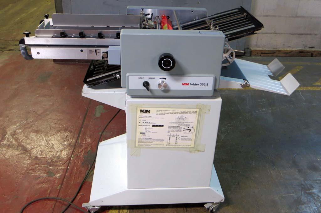 Lot #39: MBM 352S Air Feed Paper Folder - WireBids