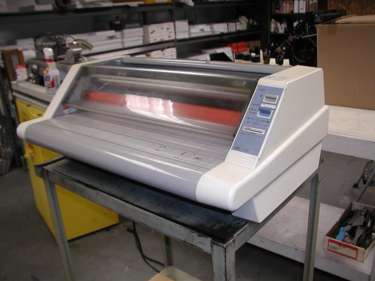 Lot 83 GBC 25 inch Laminator Model 4250 WireBids