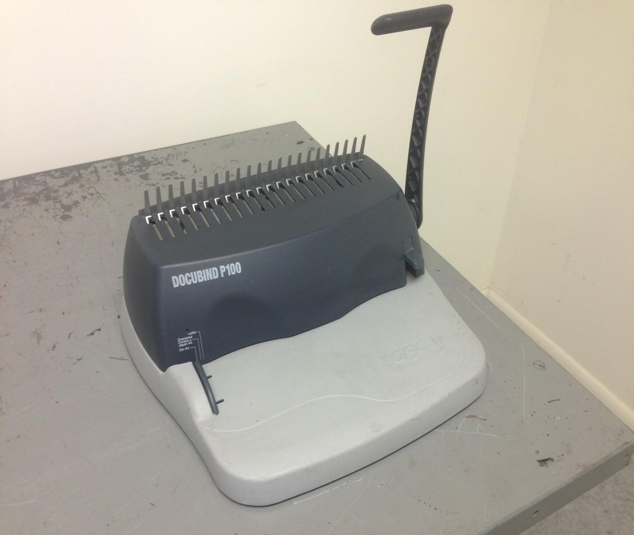 Lot 75 GBC Docubind P100 Binding Machine WireBids