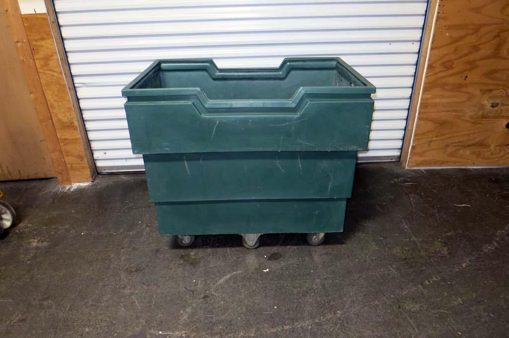 Lot 69 Rolling Plastic Bin WireBids