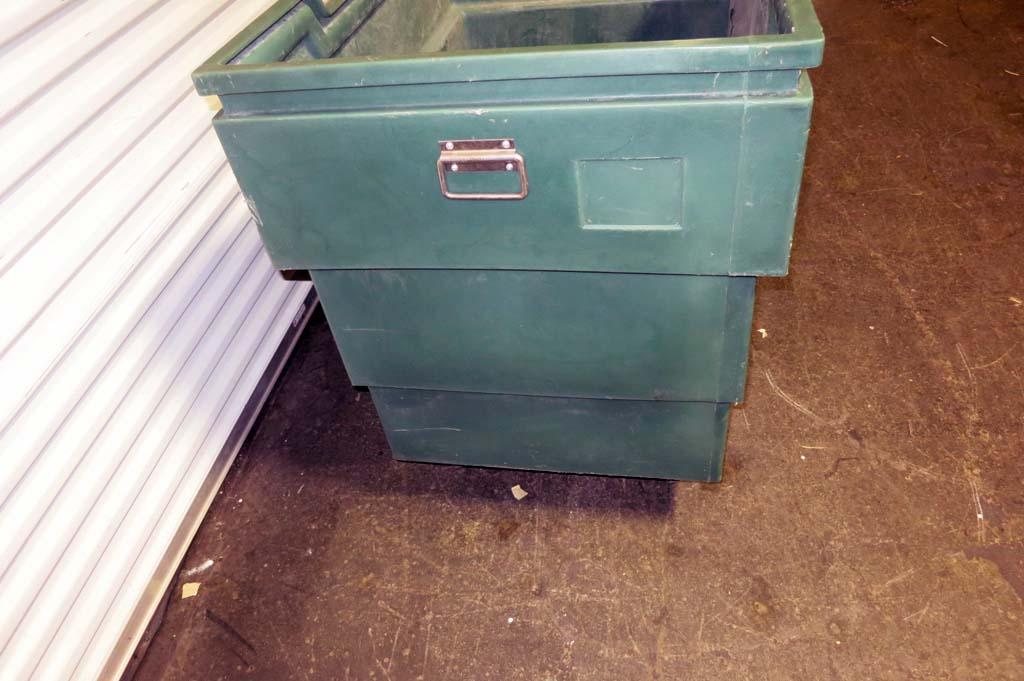 Lot 69 Rolling Plastic Bin WireBids