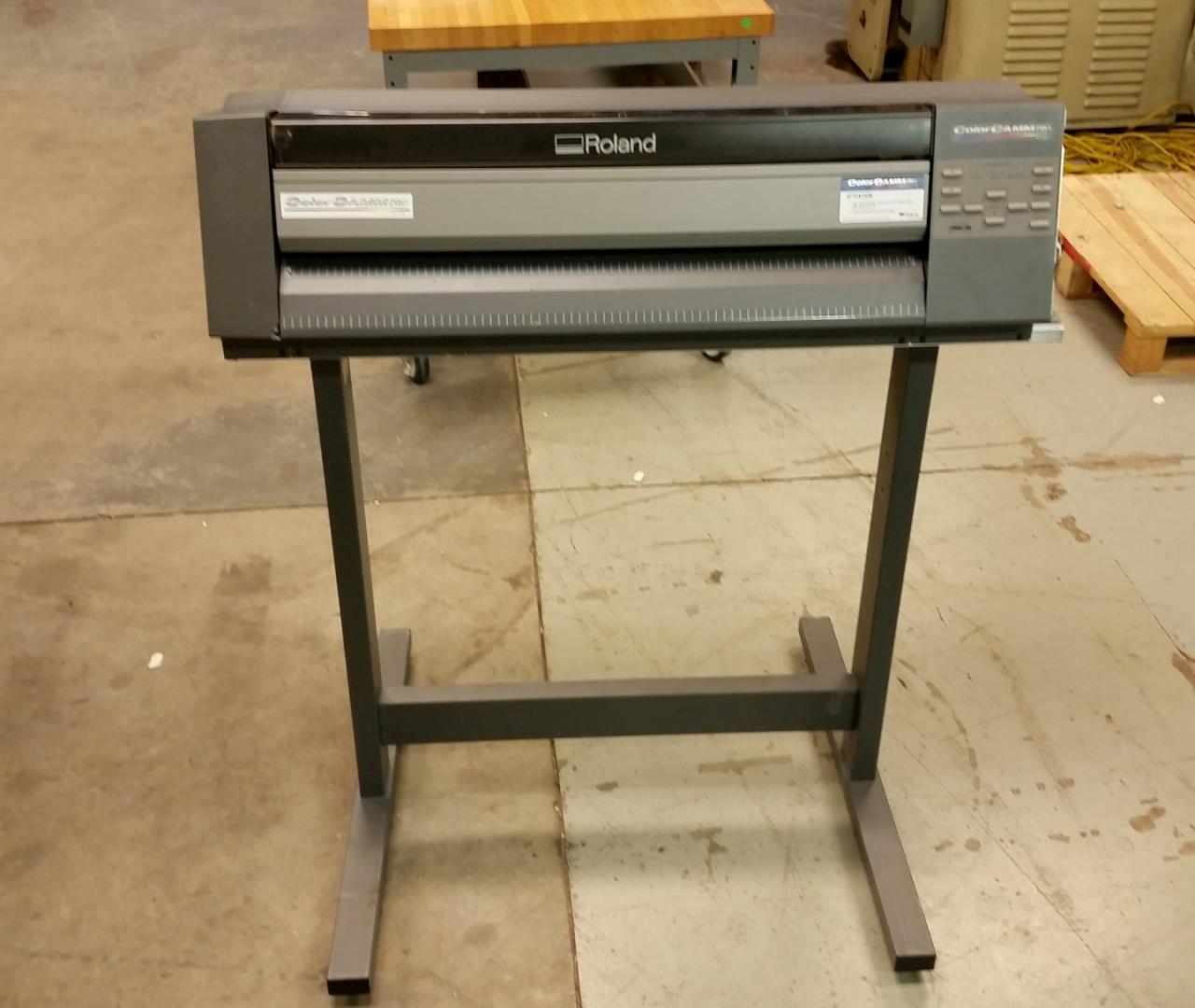 Lot 35 Roland PC 600 Thermal Transfer Printer/Cutter WireBids