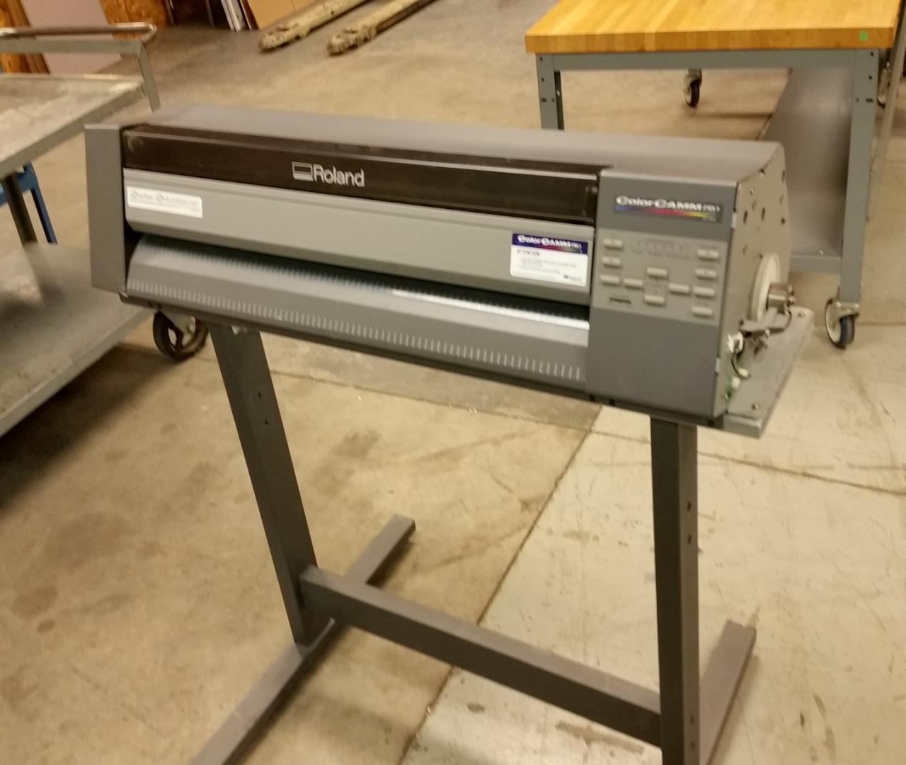 Lot 35 Roland PC 600 Thermal Transfer Printer/Cutter WireBids