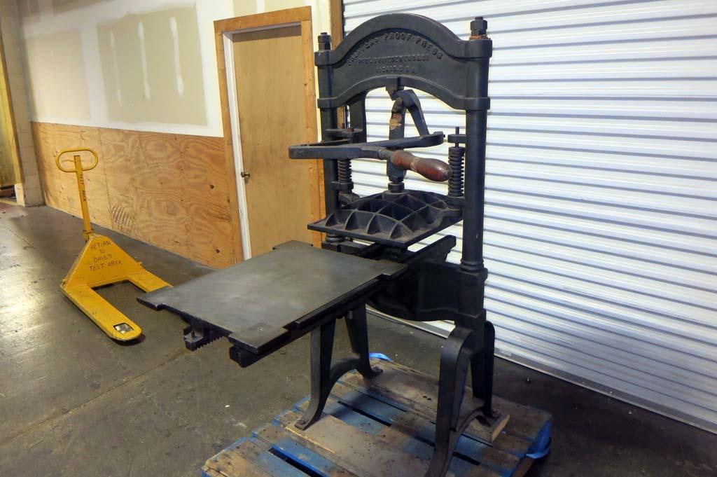 Lot 22 Paul Shniedewend & Co Antique "Washington Style" Printing Press From 1800's WireBids