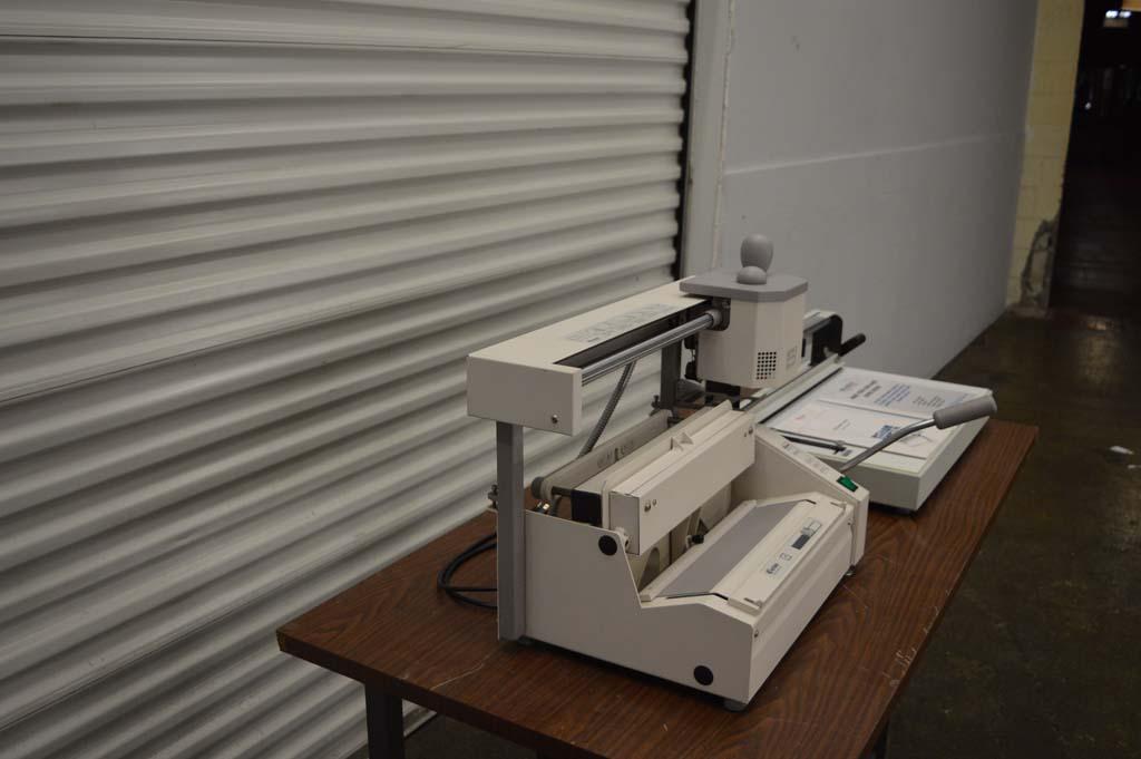 Lot 48 Fastbind Secura Book Binding Machine w/ H530 Hard Cover Maker WireBids