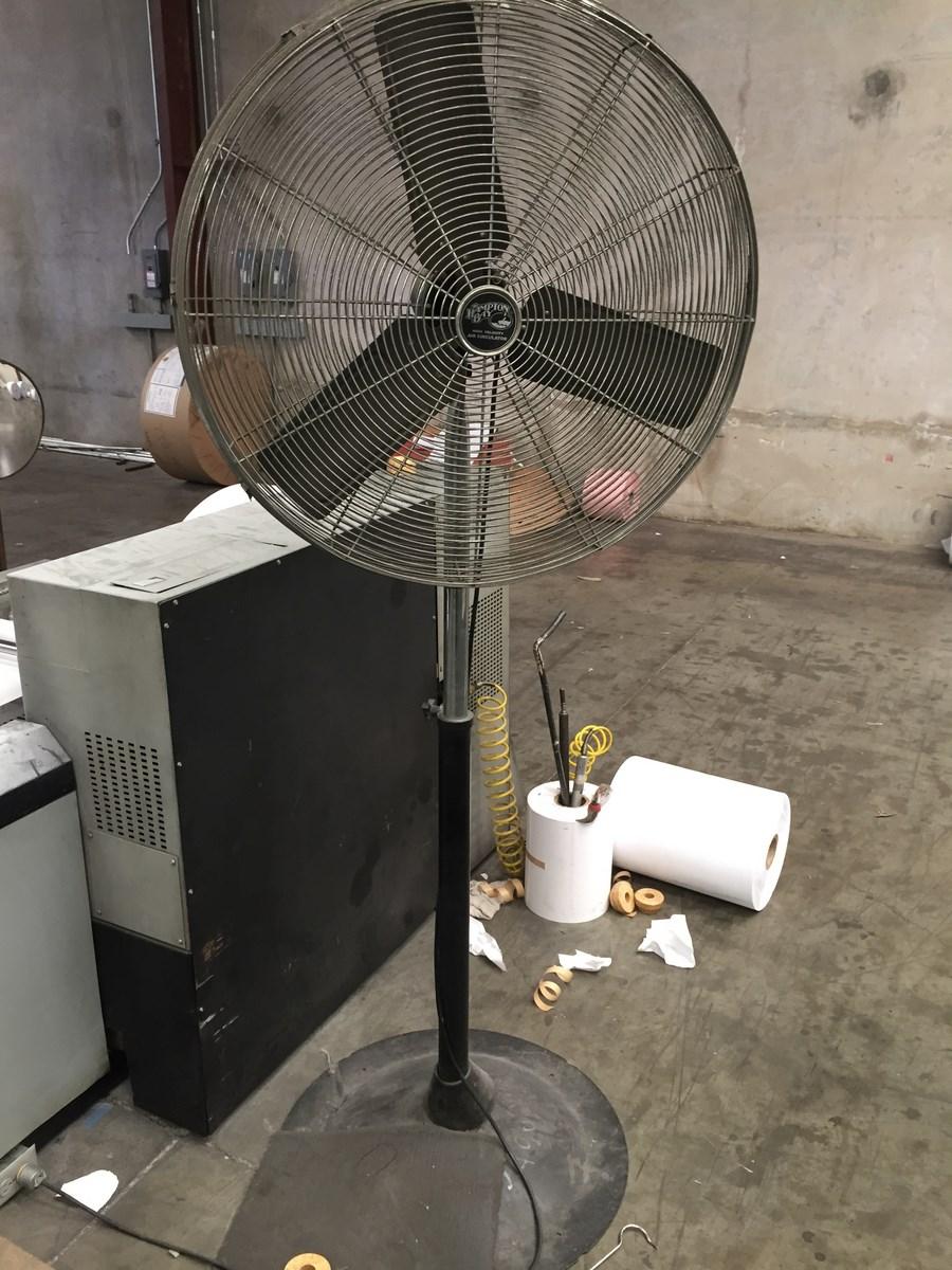 Lot 26 Industrial Heavy Duty High Velocity Pedestal Shop Fan WireBids