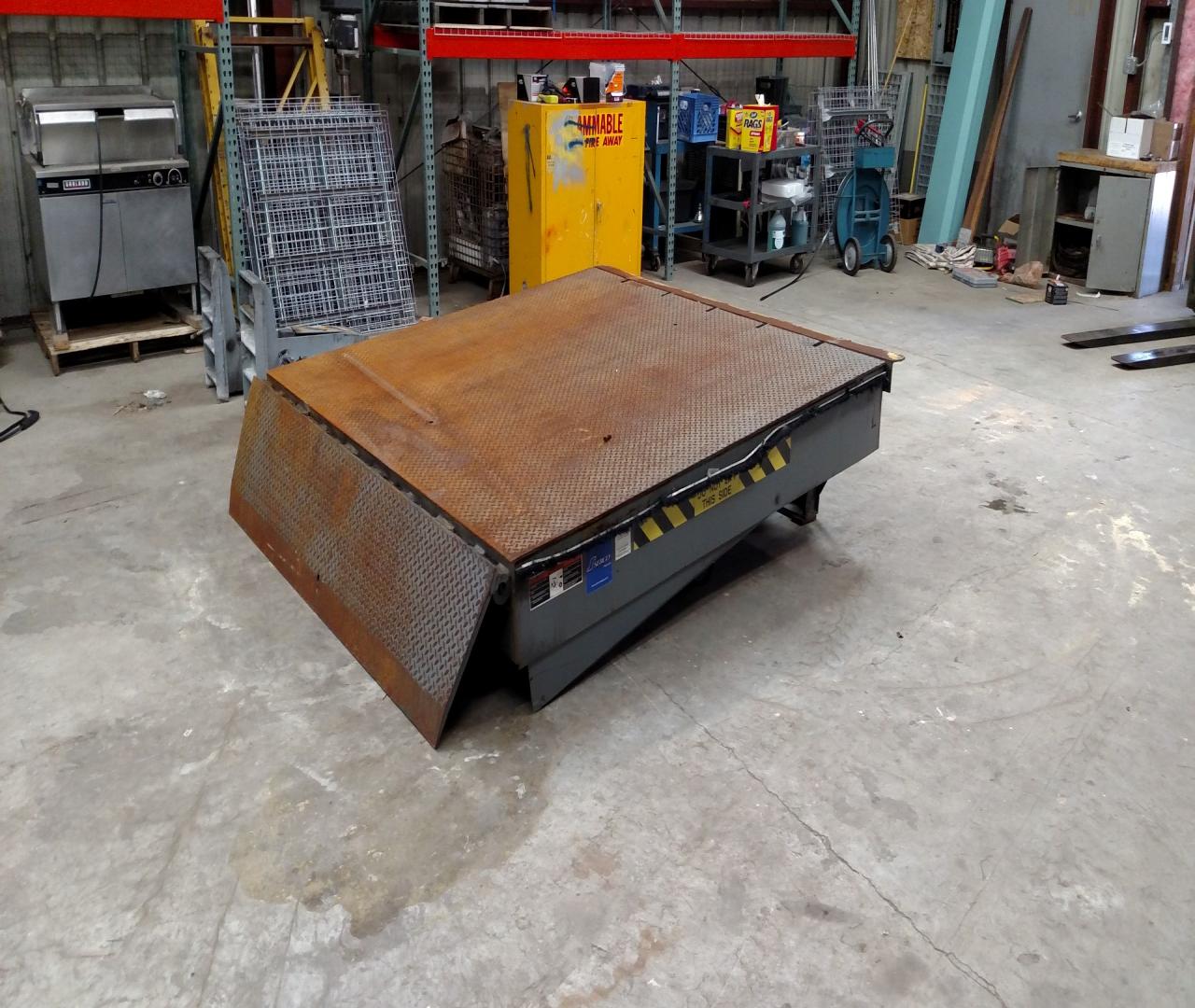 Lot 102 Serco HFC 7' x 8' Hydraulic Dock Leveler with Master