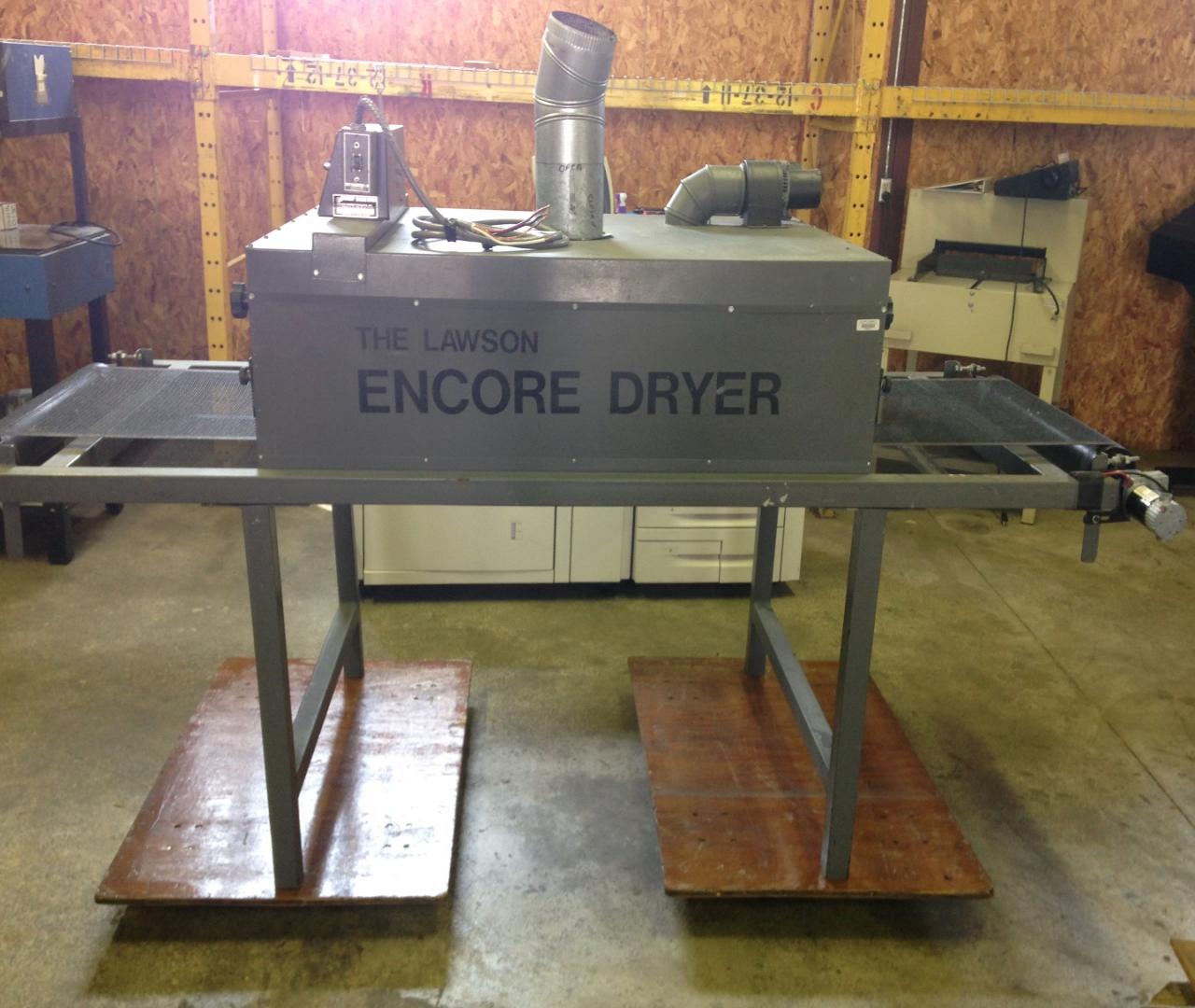Lot 76 Lawson Encore Dryer, Textile Conveyor Dryer WireBids
