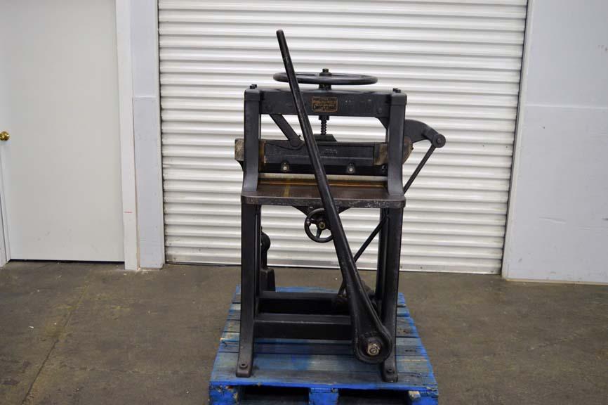 Lot 141 Chandler Price Paper Cutter WireBids