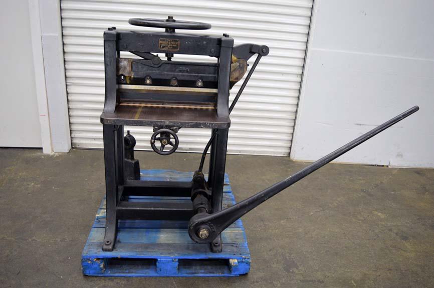 Lot 141 Chandler Price Paper Cutter WireBids