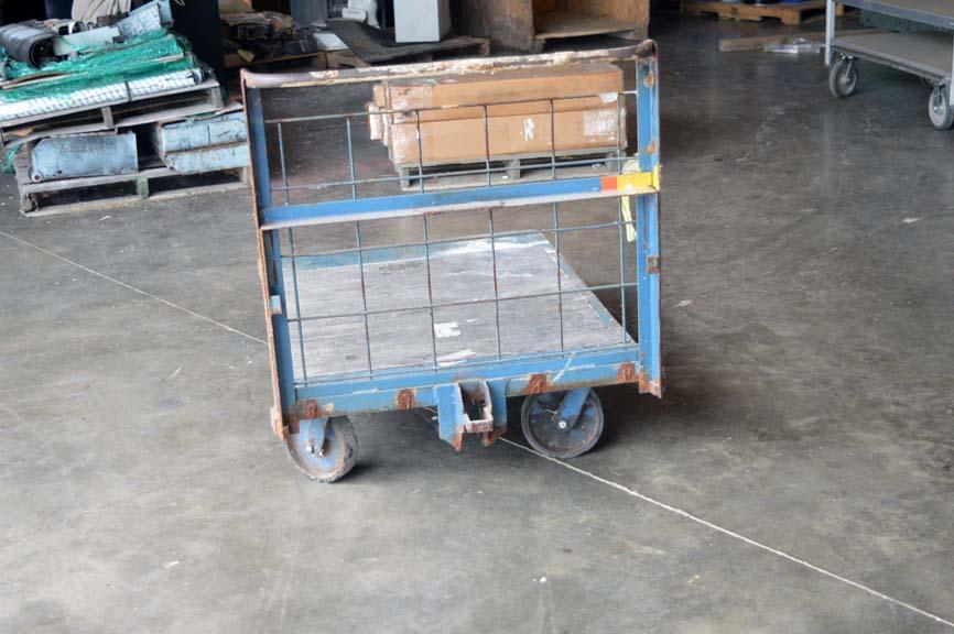 Lot 30 Antique Warehouse Cart WireBids