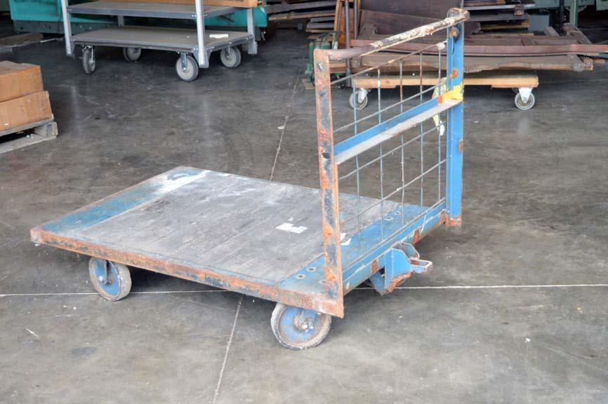 Lot 30 Antique Warehouse Cart WireBids