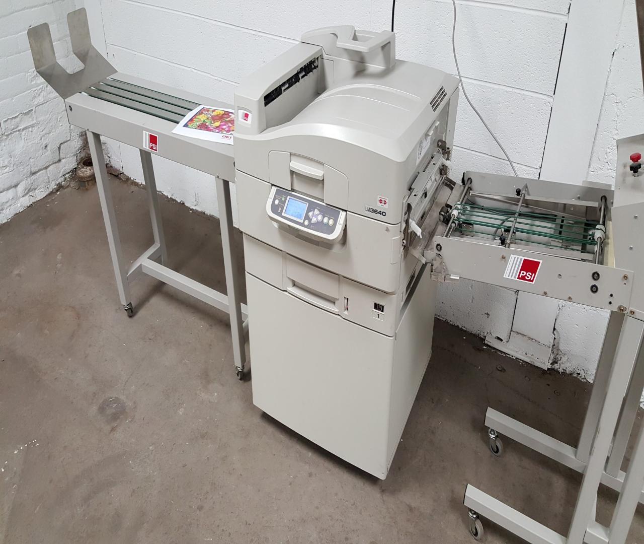 Lot 7 PSI UM3640 Digital Envelope Printer with Delivery Conveyor and
