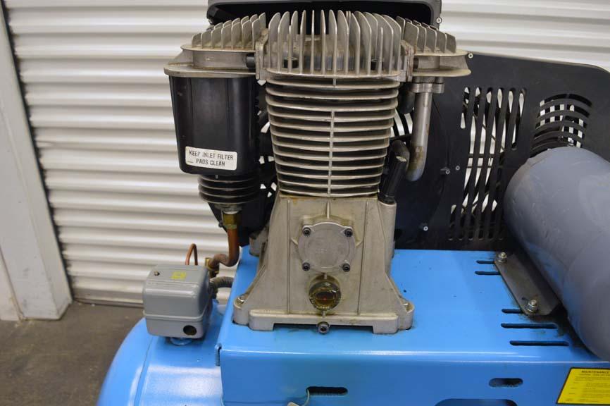 Lot 75 Energair 5 HP Horiz. Air Compressor, 230/460V, 3 Ph WireBids