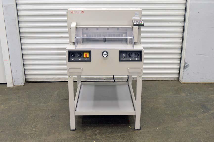 Lot 59 Ideal Triumph 485095 EP Programmable Paper Cutter WireBids