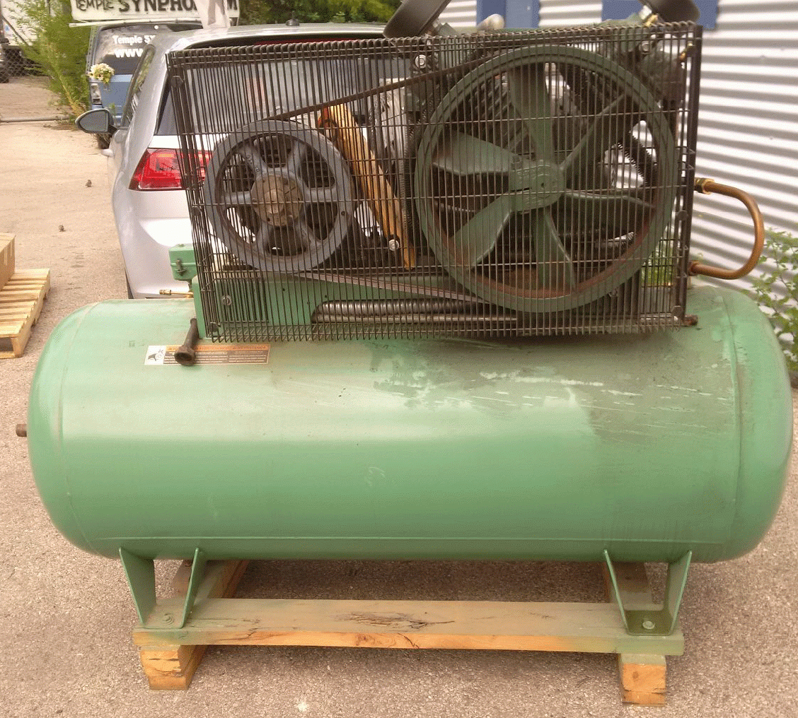 Lot 13 SpeedAire 15HP Air Compressor + After Cooler WireBids