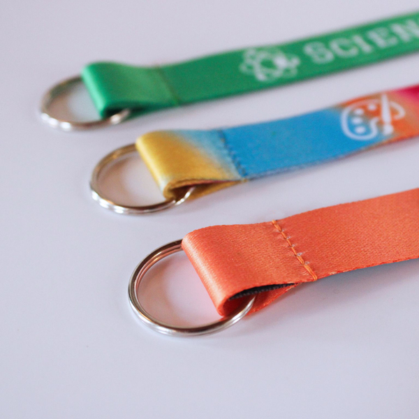 Polyester Lanyard With Key Ring & Safety Breakaway Mechanism