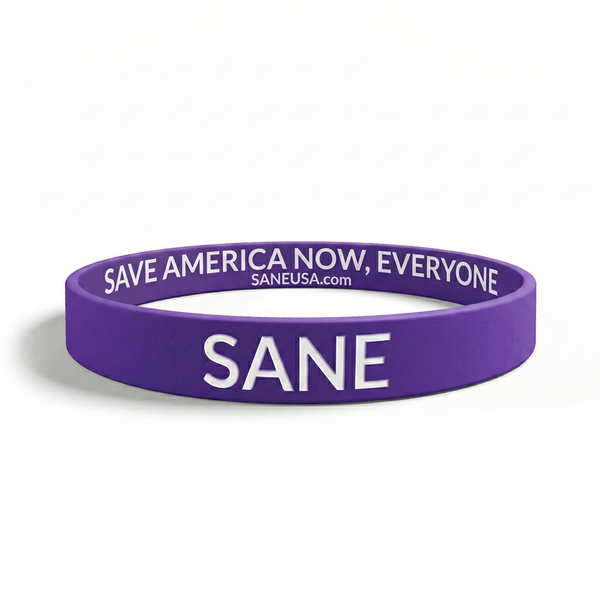 purple wristband for SANE