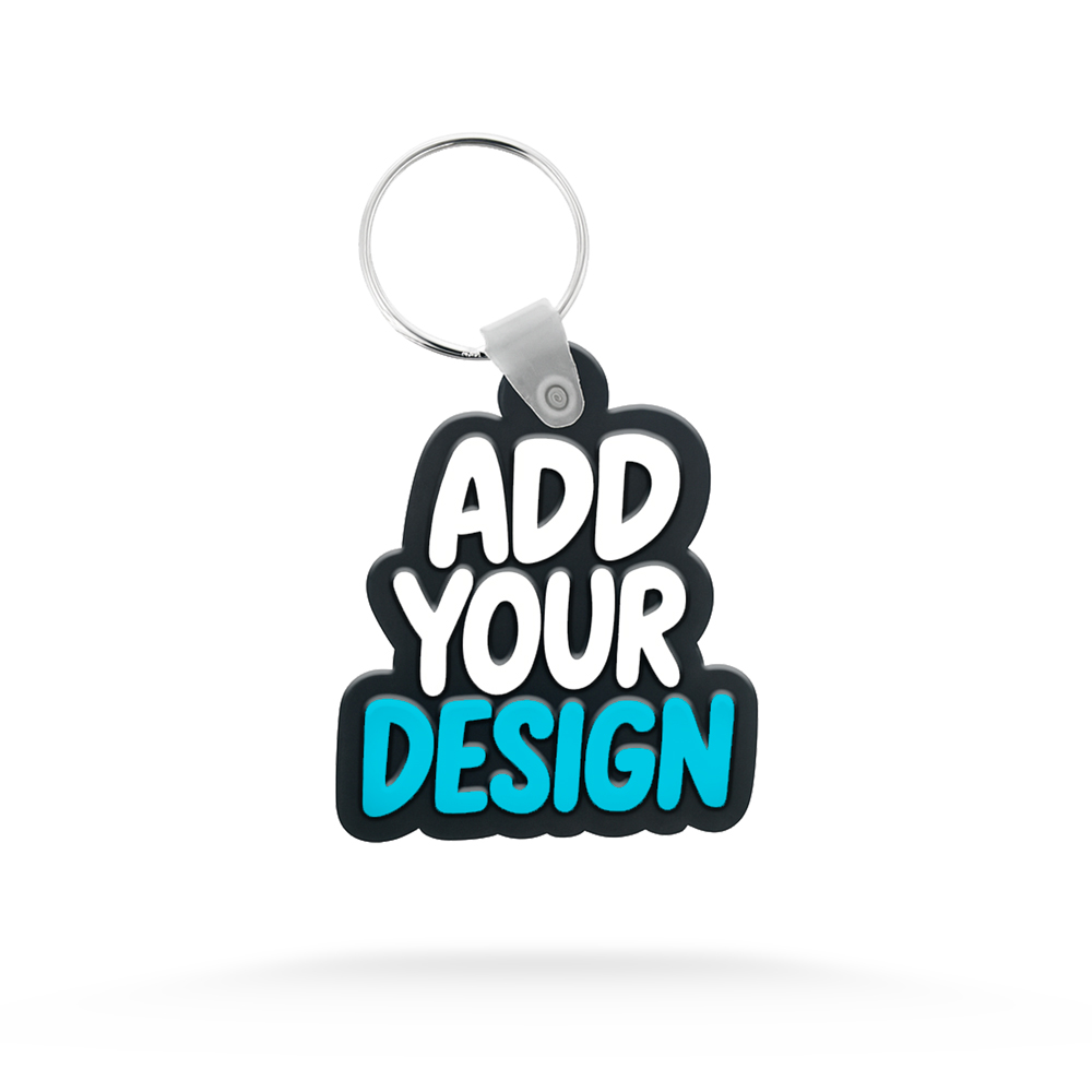 Die Cut PVC Keychain Custom Keychains