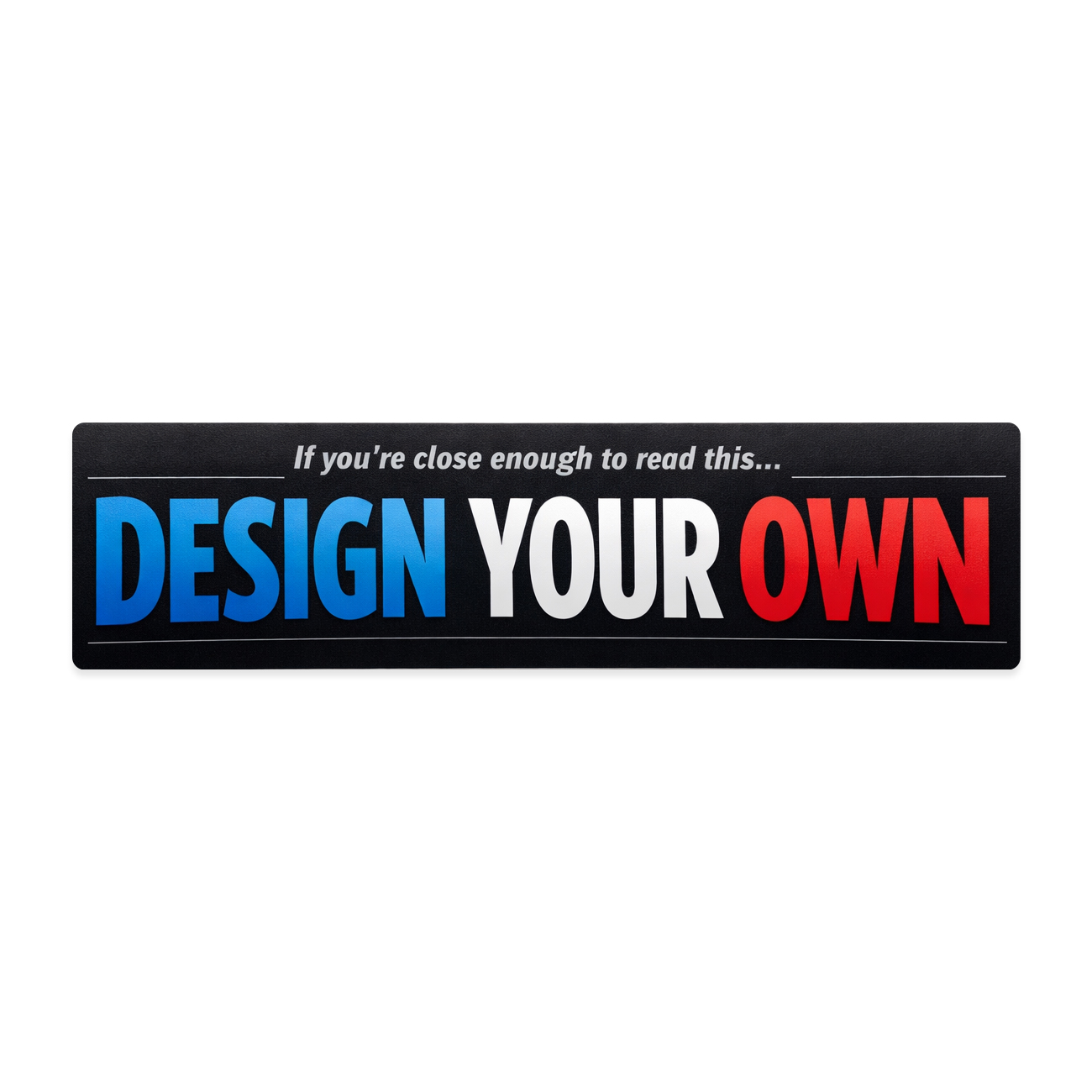 Bumper Custom Stickers