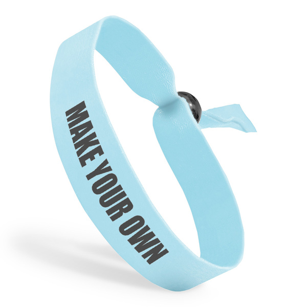 blue cloth wristband