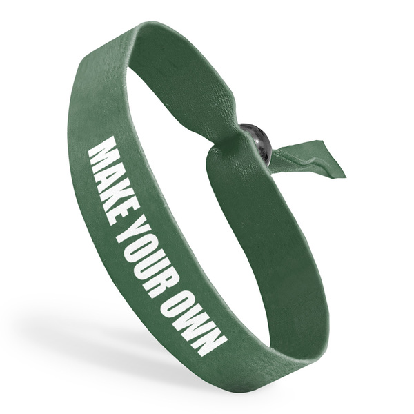 green cloth wristband
