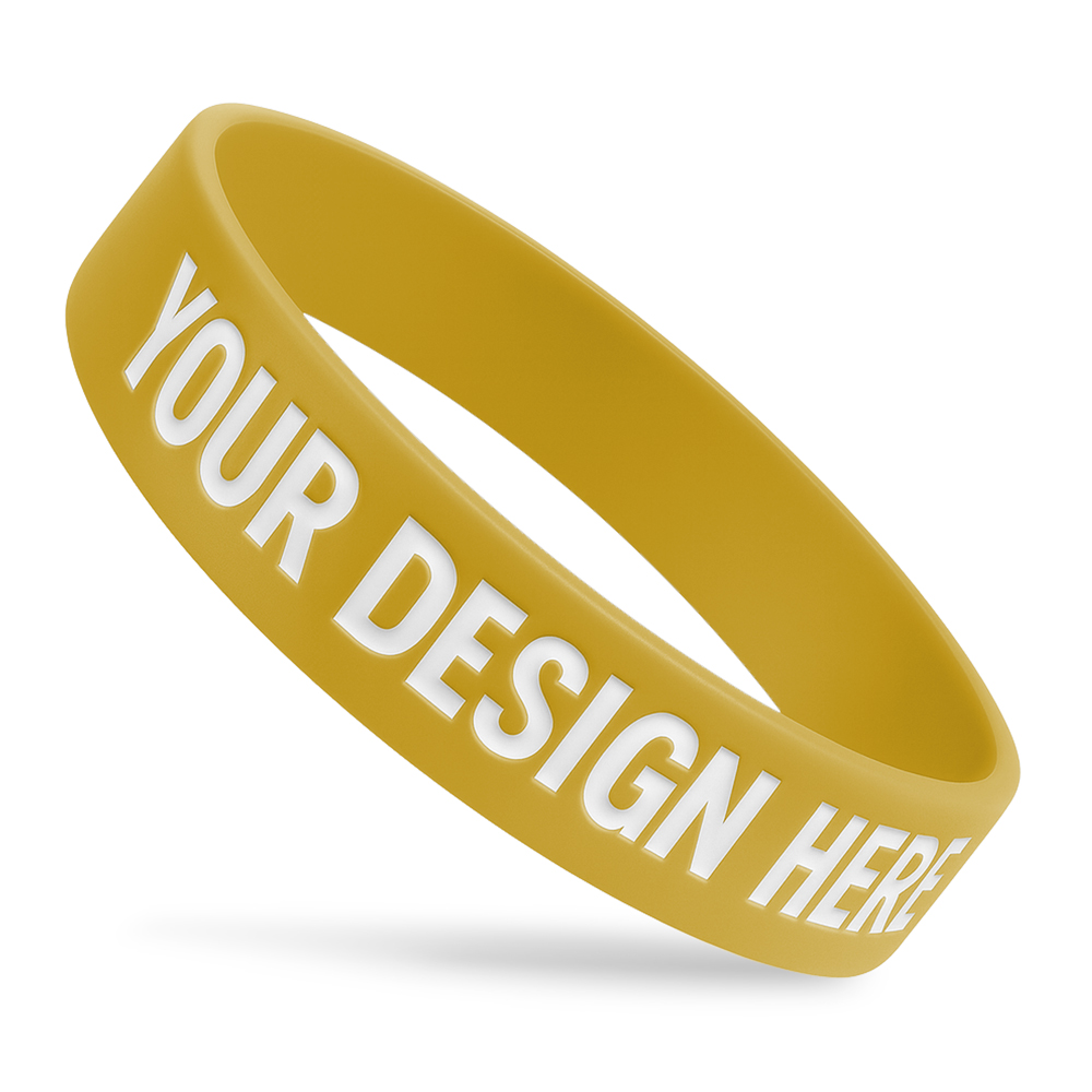 Custom Silicone Wristbands - Three Quarter Inches Wide
