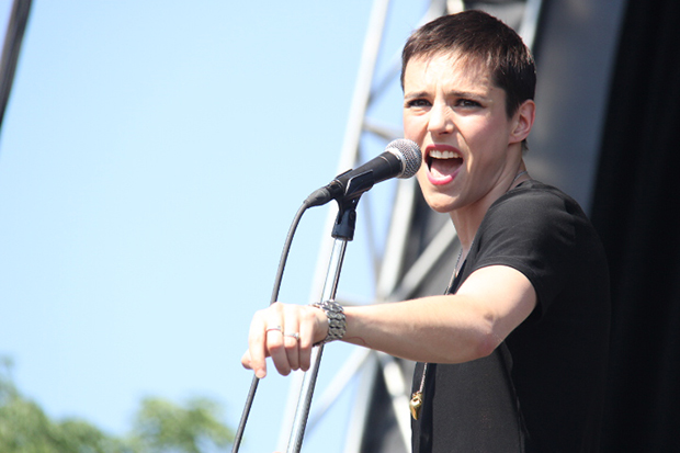 Jehnny Beth of Savages (WBEZ/Andrew Gill)