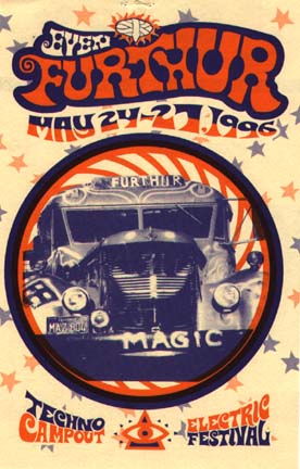 Flier for one of the largest raves in the '90s run by some of the Reactor magazine folks, though Adell had no part in this one. Flier for one of the largest raves in the '90s run by some of the Reactor magazine folks, though Adell had no part in this one.