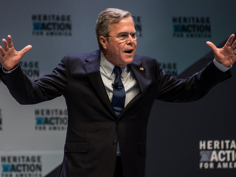 Jeb Bush is the latest Republican to offer an alternative to Obamacare. (Sean Rayford/Getty Images)