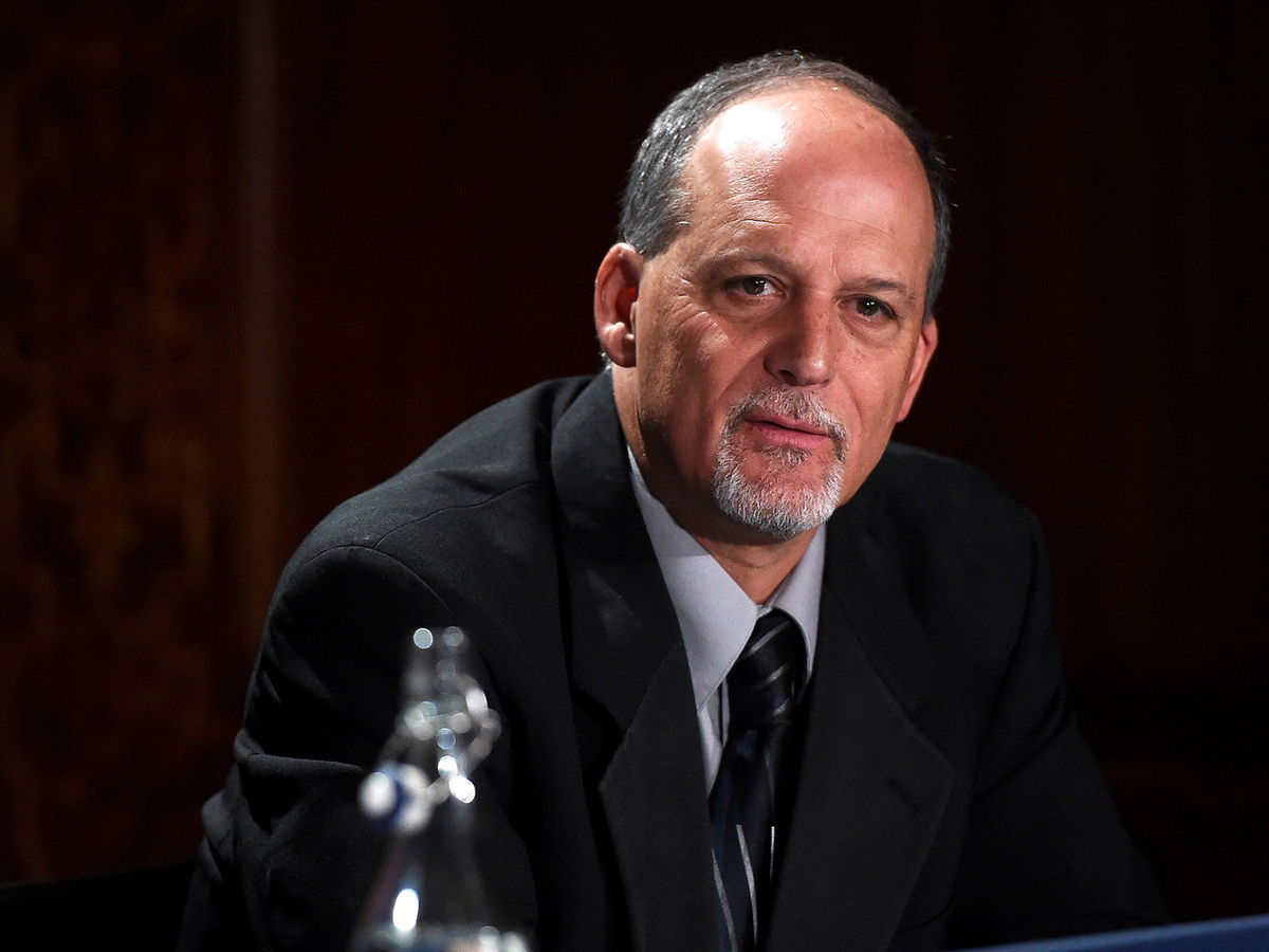 Astronomer Geoffrey Marcy, shown here at a scientific conference in 2015, resigned Wednesday from his faculty position at the University of California, Berkeley. (Stuart C. Wilson/Getty Images for Breakthrough Initiatives)