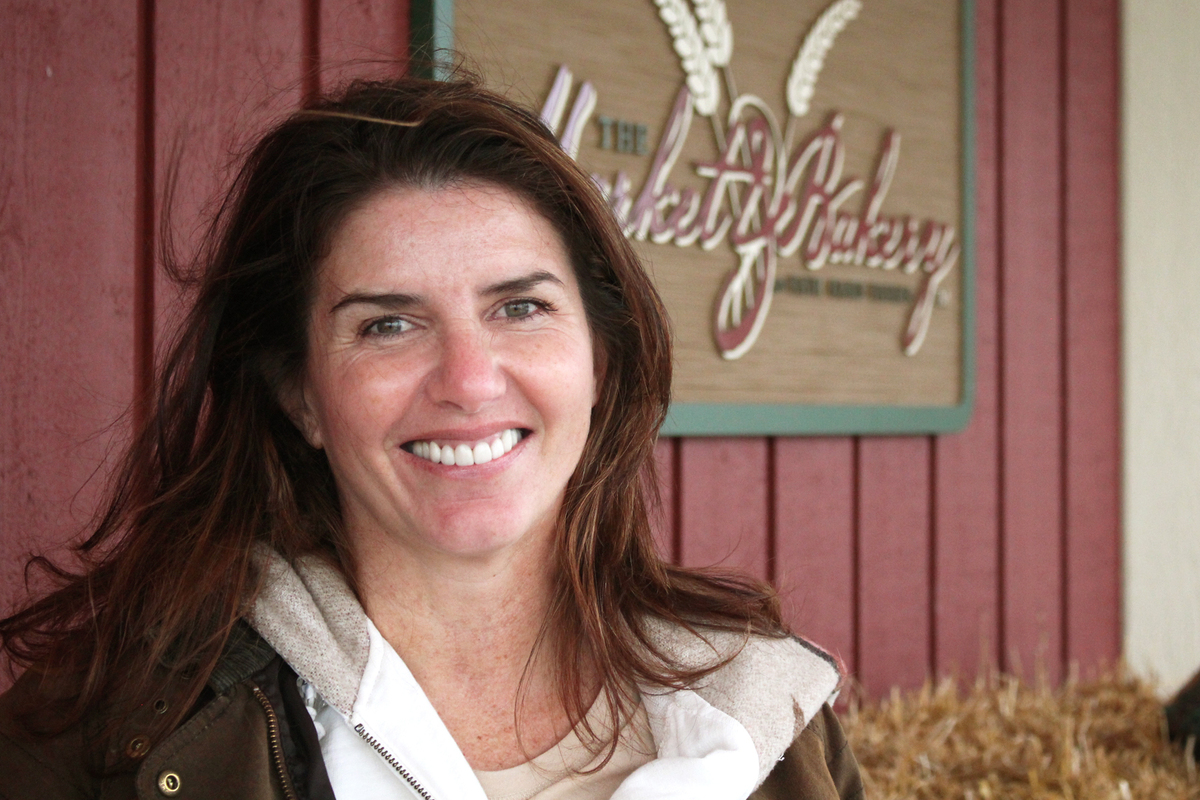 Sue McCloskey co-founded Fair Oaks Farms with her husband, Mike. Dan Charles/NPR