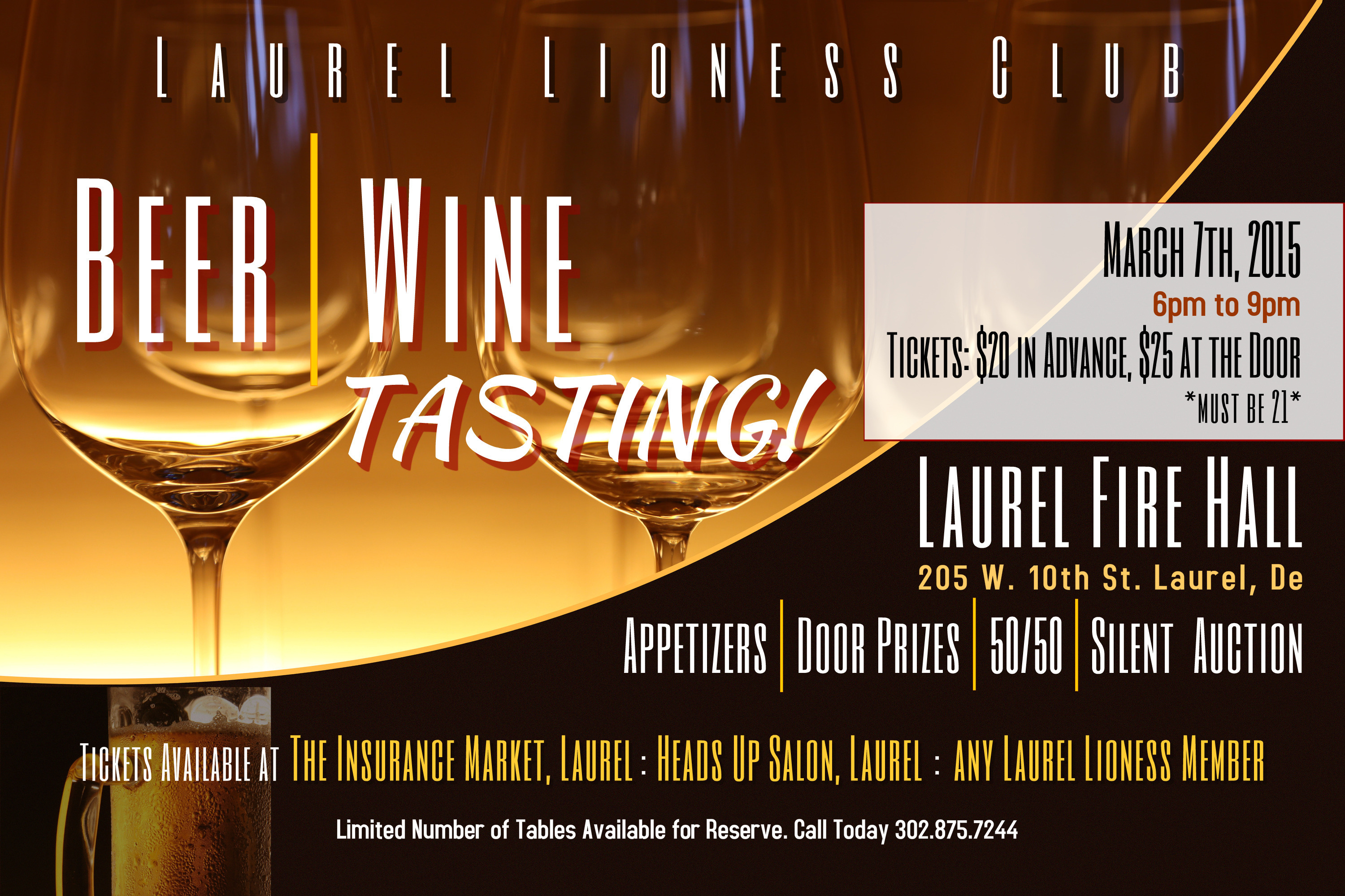 Beer and Wine Tasting Laurel Lioness Club DelmarvaLife