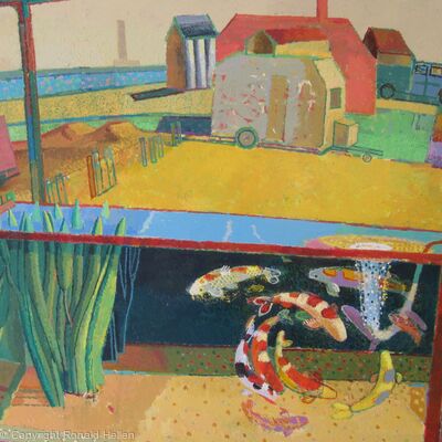 Two Worlds through a Caravan Window, Dungeness