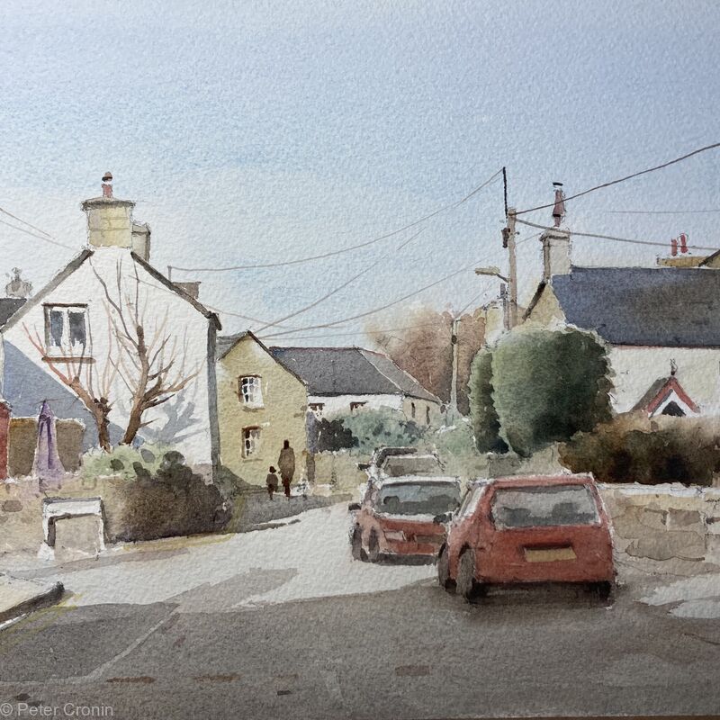 Wine Street Llantwit Major Watercolour