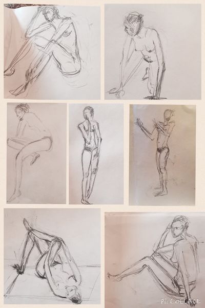 Наскоро сделанный набросок. Наскоро сделанный набросок. Наскоро сделанный набросок. Позы для рисования с натуры. Наскоро сделанный набросок.